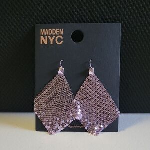 Purple Sequin Earrings